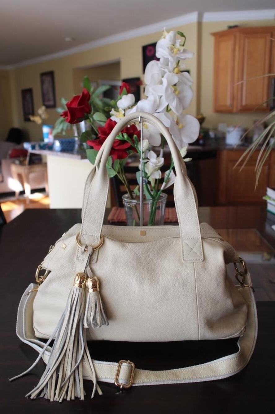 Cuore & Pelle AMELIA BAG - CREAM $325 purse (pu3000